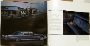 1974 Cadillac Fleetwood Brougham 75 Eldorado DeVille Calais XL Sales Brochure