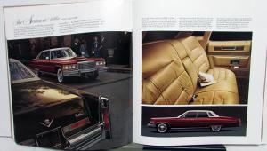 1976 Cadillac Fleetwood Eldorado Seville deVille Calais Limo Large Sale Brochure