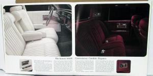 1977 Cadillac Seville Sales Brochure Original Over Sized