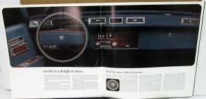 1977 Cadillac Seville Sales Brochure Original Over Sized