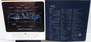 1977 Cadillac Seville Sales Brochure Original Over Sized
