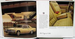 1977 Cadillac Fleetwood Brougham DeVille Limousine Sales Brochure Over Sized