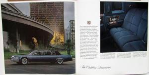 1977 Cadillac Fleetwood Brougham DeVille Limousine Sales Brochure Over Sized