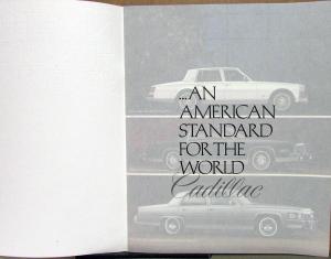 1979 Cadillac Seville Eldorado DeVille Fleetwood & More Large Sales Brochure