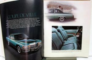 1979 Cadillac Seville Eldorado DeVille Fleetwood & More Large Sales Brochure