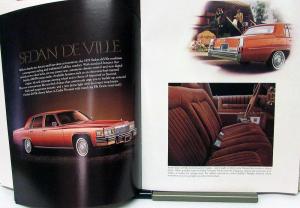 1979 Cadillac Seville Eldorado DeVille Fleetwood & More Large Sales Brochure