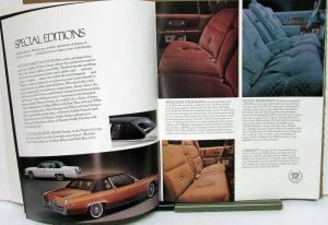 1979 Cadillac Seville Eldorado DeVille Fleetwood & More Large Sales Brochure