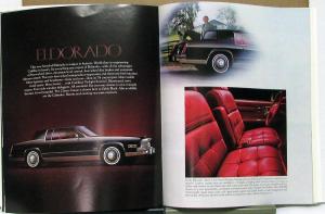 1979 Cadillac Seville Eldorado DeVille Fleetwood & More Large Sales Brochure