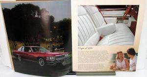 1978 Cadillac Brougham DeVilles Eldorado Seville Limousines Sales Brochure