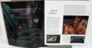 1978 Cadillac Eldorado DeVille Seville Fleetwood Brougham Limo Sale Brochure XL