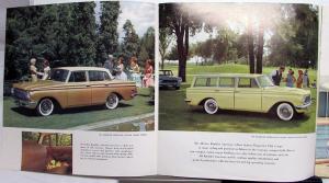 1961 Rambler American 2- 4- Door Sedan Wagon Large Sales Brochure Original