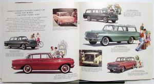 1961 Rambler American 2- 4- Door Sedan Wagon Large Sales Brochure Original