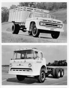 1961 Ford F-700 Heavy Duty and C-950 Tilt Cab Truck Press Photo & Release 0018