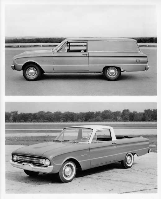 1961 Ford Falcon Sedan Delivery & Ranchero Press Photo & Release 0025