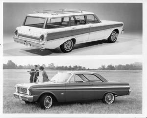 1965 Ford Falcon Squire Wagon & Futura 2-Door Hardtop Press Photo & Release 0065