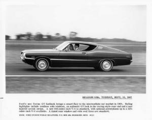 1968 Ford Torino GT Fastback Press Release Photo with Text 0080