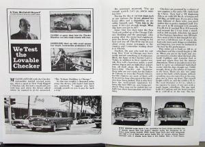 1973 Checker Marathon Sedan Mechanix Illustrated Test Drive