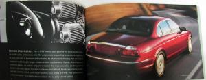 2005 Jaguar X S XJ XK Types Color Sales Brochure Original