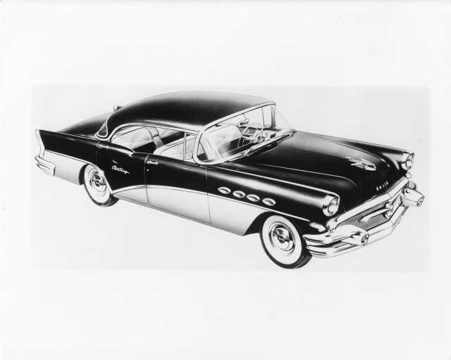 1956 Buick Century 4-Door Hardtop Press Photo 0058