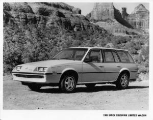 1983 Buick Skyhawk Limited Station Wagon Press Photo 0080
