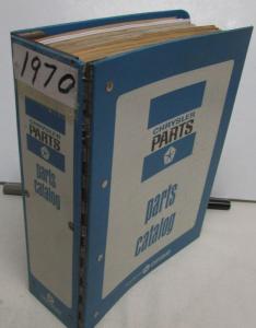 1970 Mopar Parts Book Plymouth Dodge Cuda Challenger R/T GTX Road Runner Charger