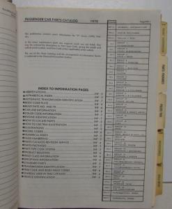 1970 Mopar Parts Book Plymouth Dodge Cuda Challenger R/T GTX Road Runner Charger