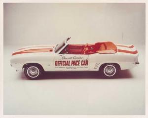 1969 Chevrolet Camaro Convertible Indianapolis Pace Car Press Photo 0039