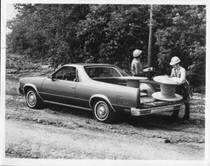 1980 Chevrolet El Camino Truck Press Photo and Release 0025