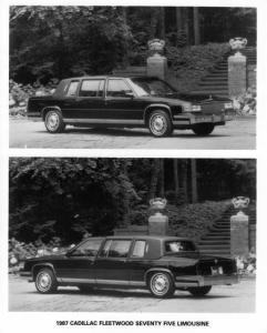 1987 Cadillac Fleetwood Seventy Five Limousine Press Photo 0059