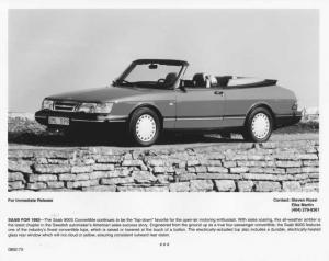 1993 Saab 900S Convertible Press Photo 0001