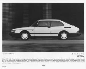 1993 Saab 900 Turbo Press Photo 0004