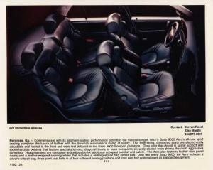 1993 1/2 Saab 9000 Aero Interior Color Press Photo 0012