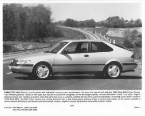 1995 Saab 900 3-Door Coupe Press Photo 0015