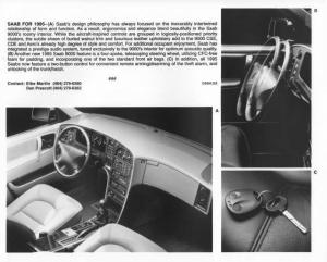 1995 Saab 9000 Interior Press Photo 0017
