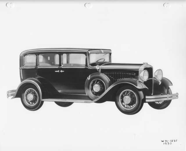 1930 Dodge Eight Series DC Four Door Sedan Press Photo 0016