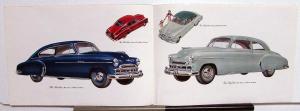 1949 Chevrolet Fleetline Styleline Series Color Sales Folder Original
