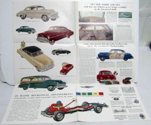 1949 Chevrolet Fleetline Styleline Series Color Sales Folder Original