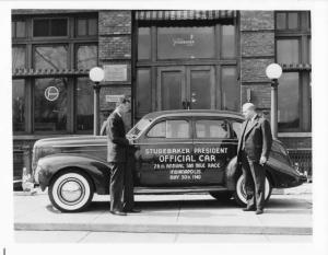 1940 Studebaker President Indianapolis 500 Official Car Press Photo 0046