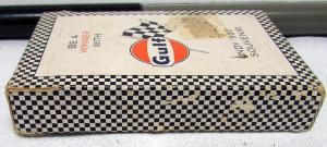 Vintage Gulf Oil & Gas Indy 500 Souvenir Playing Cards Set W/Box Memorabilia