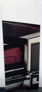 1977 Bradford Limousine Town Sedan Coachworks Sales Brochure Mailer Original