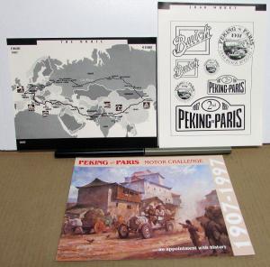 1997 & 1907 Buick Peking To Paris Rally Press Kit Media 1948 Special Original