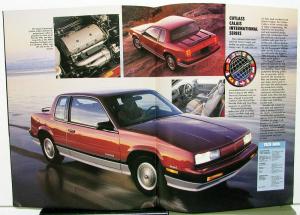 1988 Oldsmobile Brochure Insert Cutlass Indy 500 Pace Car Rick Mears Signed