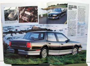 1988 Oldsmobile Brochure Insert Cutlass Indy 500 Pace Car Rick Mears Signed