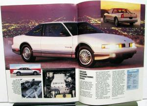 1988 Oldsmobile Brochure Insert Cutlass Indy 500 Pace Car Rick Mears Signed