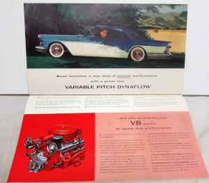 1957 Buick Roadmaster Super Century Wagon Super Special XL Sale Brochure Orig