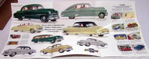 1951 Chevrolet Styleline Bel Air Fleetline Color Sales Folder Original