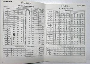 1975 Cadillac Optional Specifications Commercial Eldorado Fleetwood Calais