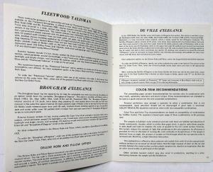 1975 Cadillac Optional Specifications Commercial Eldorado Fleetwood Calais