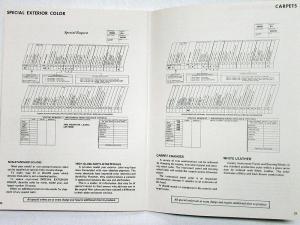 1975 Cadillac Optional Specifications Commercial Eldorado Fleetwood Calais