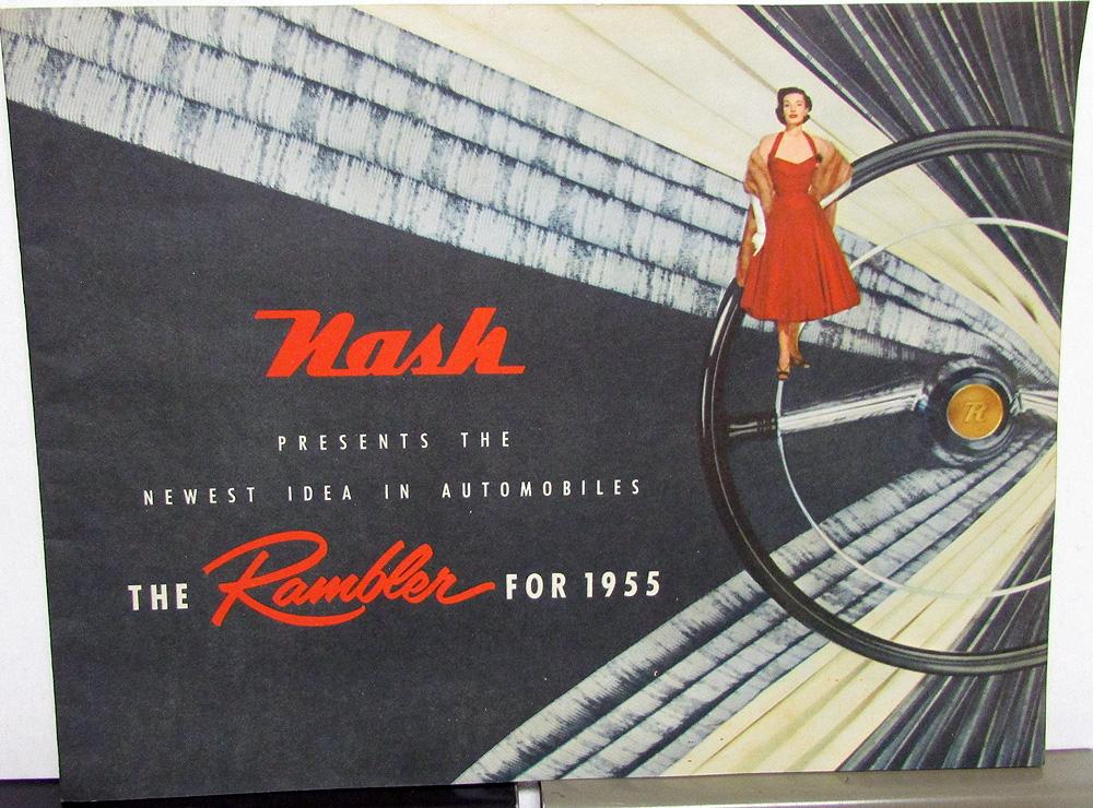 Canadian Rambler 1955 AMC Nash Rambler Canadian Dealer Prestige Sales Brochure Features